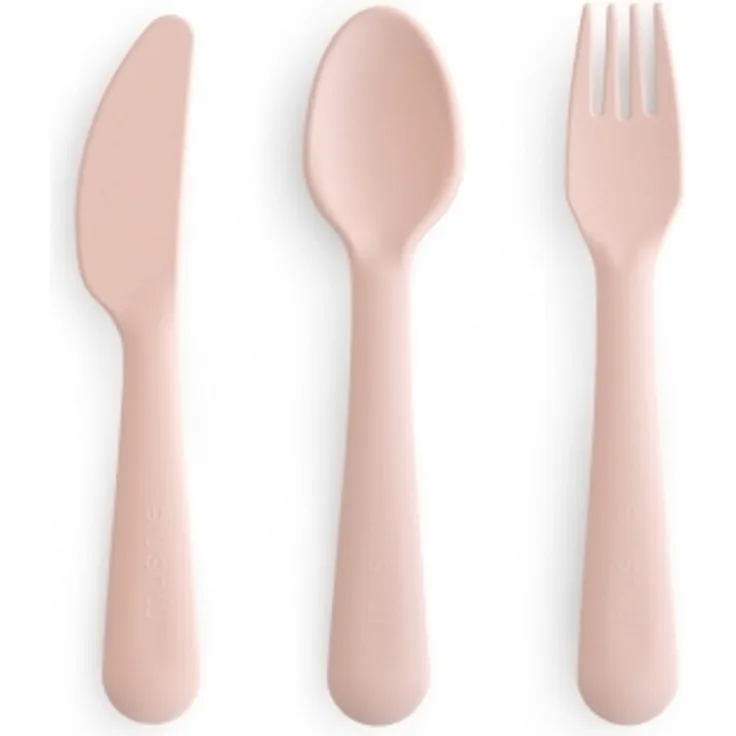 Mushie Besteckset - Blush Rosa