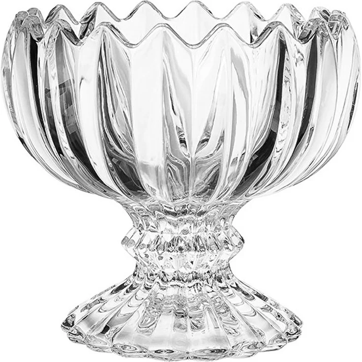 6er-Set Glasschalen 200ml, Lotus-Design - Perfekt für Desserts & Snacks – Bild 1