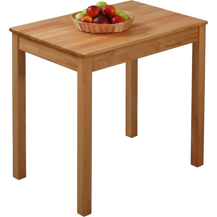 Krok Wood Esstisch Tomas aus Massivholz (Buche, 70 x 50 x 75 cm) – Bild 1