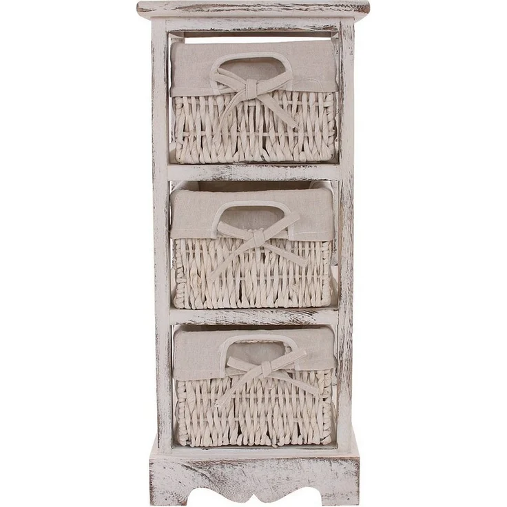 MCW Kommode 2xRegal-K (2er), 2er-Set, 3x geräumige Maiskorbschubladen, viel Stauraum, stabile Körbe – Bild 2