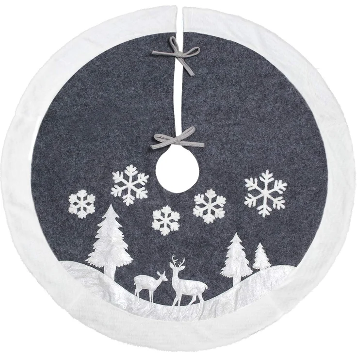 ABC Weihnachtsdekoration, für Weihnachten, weiß, Vliesstoff / Textil, 15 x 22 x 15 cm – Bild 5