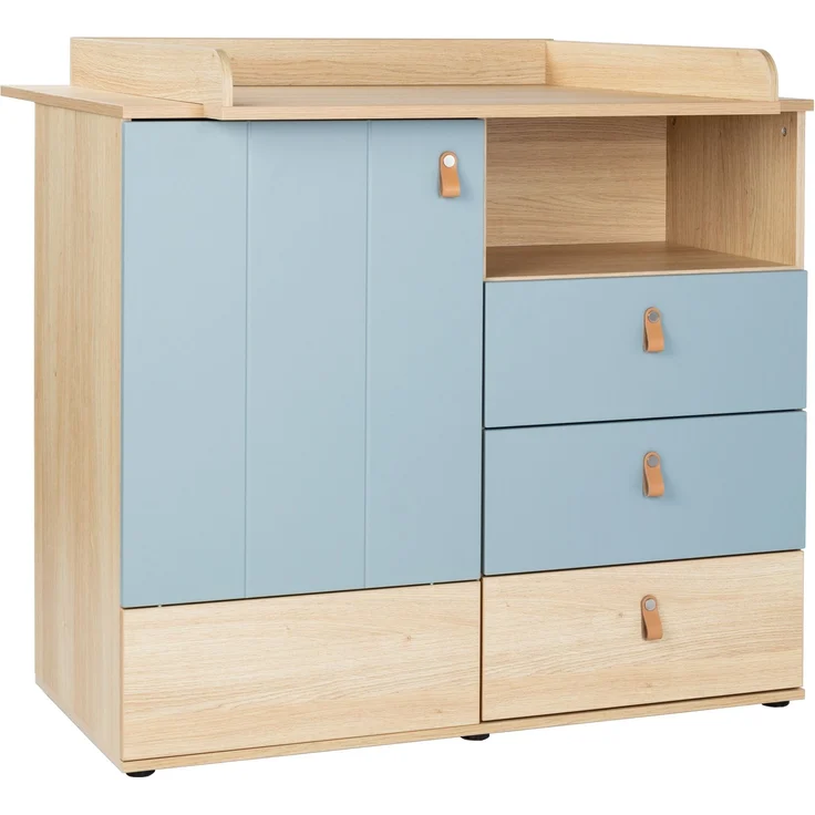 6-teiliges Babymöbel-Megaset »Roofy« mit 1-trg. Kleiderschrank, Salbei / Nagano Oak, Arthur Berndt – Bild 12