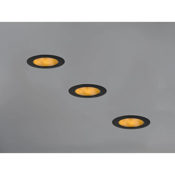 LED Einbaustrahler 230V 3er Set dimmbar, 3 Lichtfarben für Badezimmer, Ø 11cm – Bild 1
