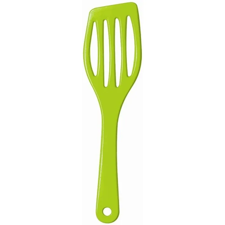 WACA 023-1911 Pfannenwender mit Aufhängeloch, 26 cm, Kunststoff, apfelgrün