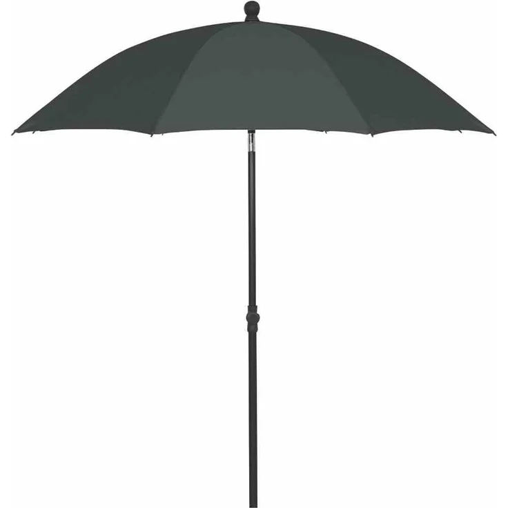 City Mittelstockschirm anthrazit/grau Ø 180cm – Bild 3