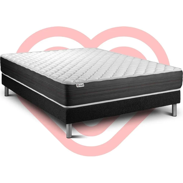 Matratzenset VITAL MEMO ONE 160 x 220 cm Bettrahmen Kit schwarz – Bild 6
