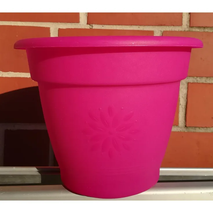Blumenkübel Sydney Dekor BERRY 32x25cm Deko Gartenbedarf Blumentöpfe alpfa 852180
