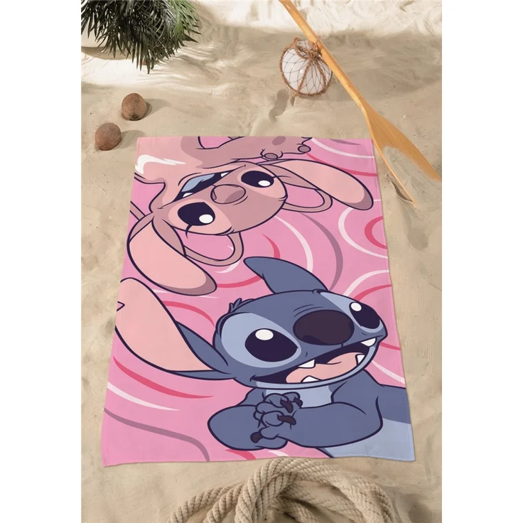 Disney Lilo & Stitch Strandtuch 70 × 140 cm leicht und schnelltrocknend – Bild 3