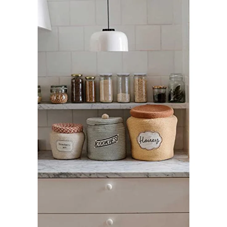 Lorena Canals Aufbewahrungskorb - Honey Pot Gelb d – Bild 4