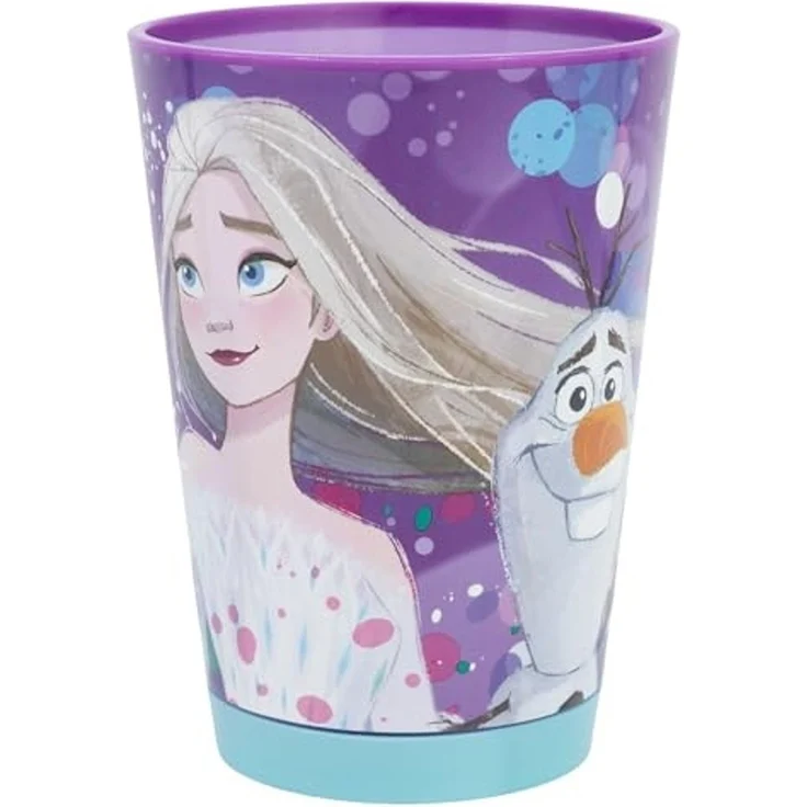 Disney Frozen Kippsicher Trinkbecher PP 470 ml Drop Safe Plastikbecher mit Smartgrip-System – Bild 2