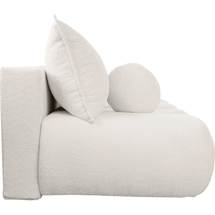 Schlafsofa Designersofa Sofa 3-Sitzer ANZIA in Stoff Ascot Bukla Rostbraun – Bild 4