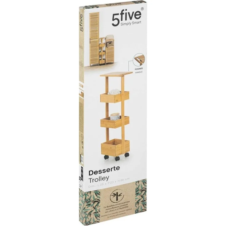 5five Simply Smart Regalwagen Rollregal Trolley – Bild 2