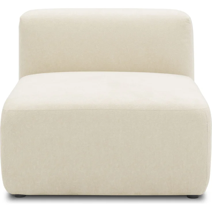 DOMO. collection Sessel 800013, Polstersessel, rechteckig, gepolsterte Rückenlehne, Modul-Element, Sitzelement, Polstergarnitur, 85 x 108 x 69 (BxTxH), natur – Bild 1