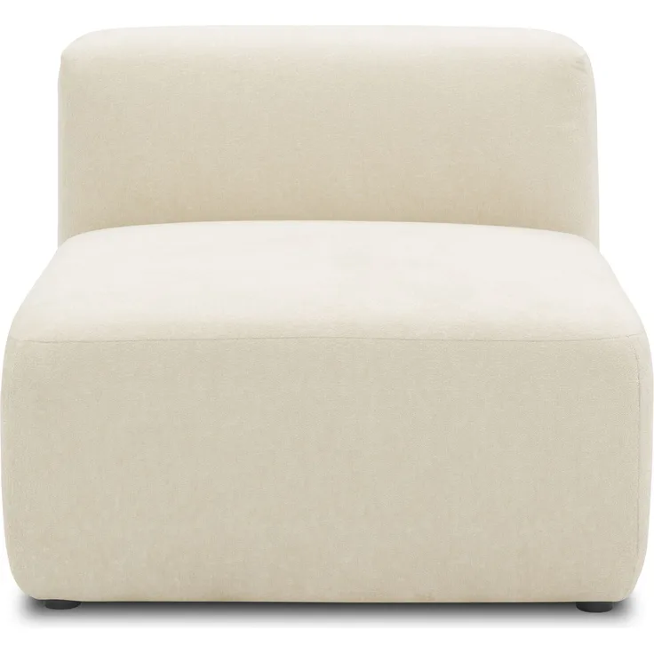 DOMO. collection Sessel 800013, Polstersessel, rechteckig, gepolsterte Rückenlehne, Modul-Element, Sitzelement, Polstergarnitur, 85 x 108 x 69 (BxTxH), natur