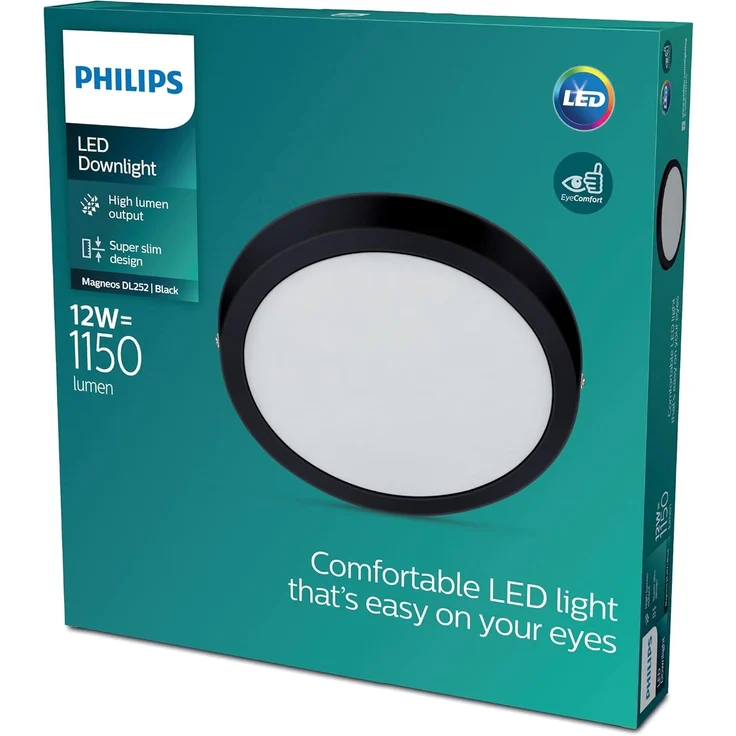Philips LED Einbauspot Slim Surface DL252 12W 2700K rund sw- – Bild 2