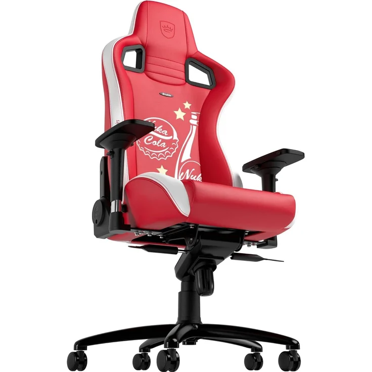 noblechairs Epic Gaming Stuhl Nuka Cola Edition, Bürostuhl Ergonomisch, Kopf- und Lendenstütze, Entwickelt für Nutzer bis 120kg und 1,85 Meter Hoch – Bild 6