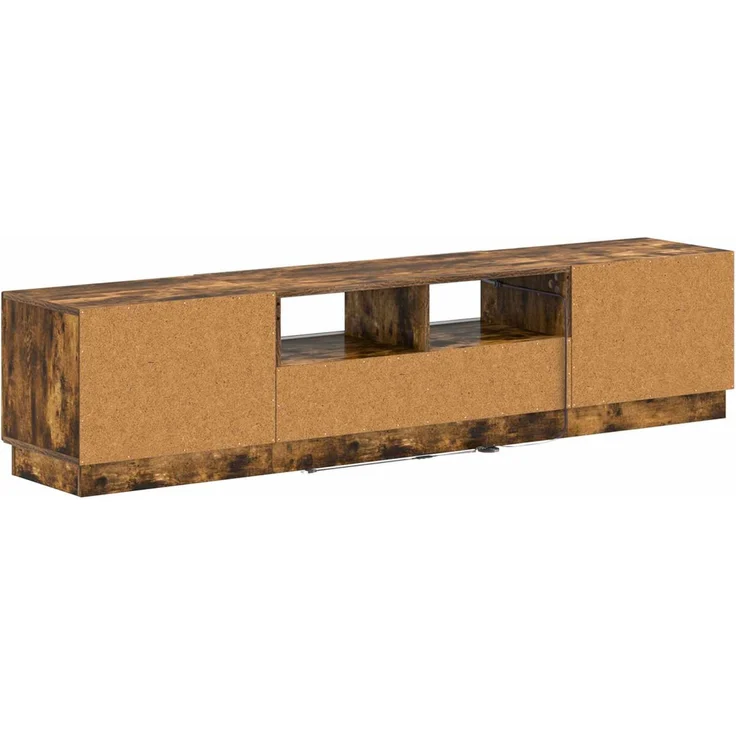 vidaXL LED-TV-Schrank HOORN 3 stk. Raucheiche Holzwerkstoff 3416846 – Bild 6