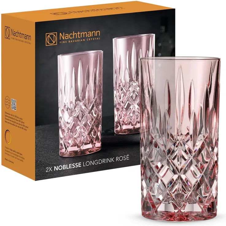NACHTMANN 105711 NOBLESSE Longdrinkglas ROSÉ 2er Set