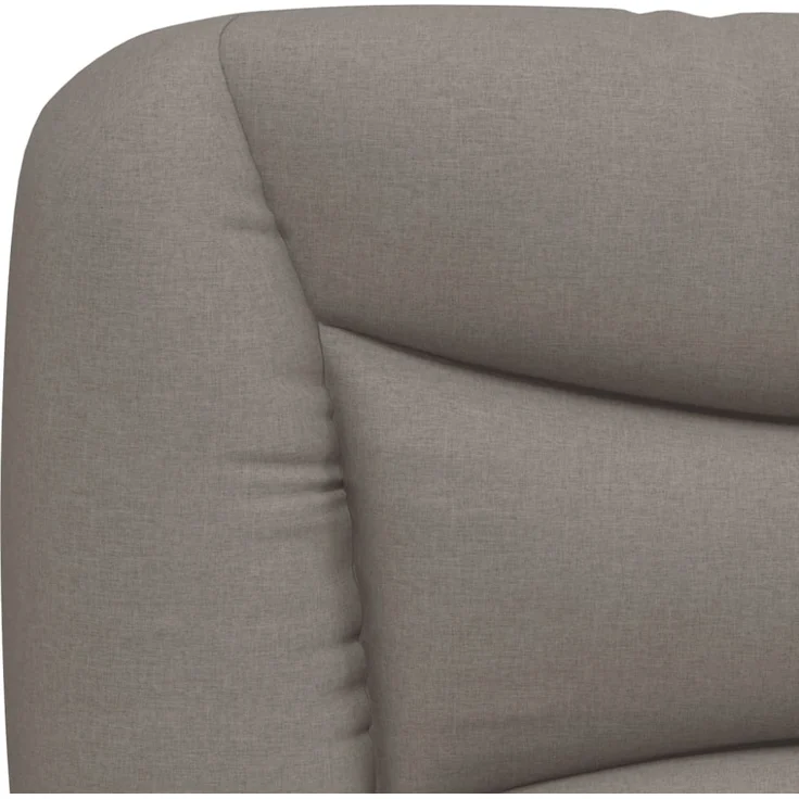 vidaXL Kopfteil-Kissen Taupe 160 cm Stoff – Bild 4