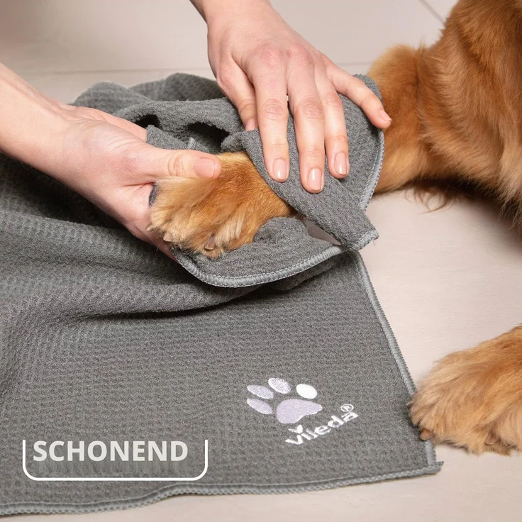 Vileda Microfaser-Handtuch M Pet Pro Haustiere Handtuch – Bild 3