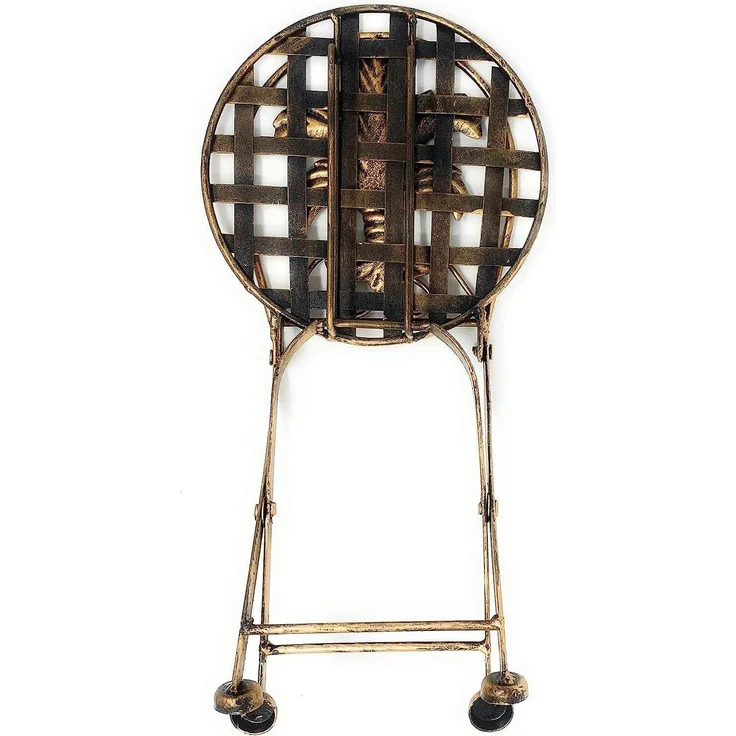 Blumenhocker Stuhl klappbar metall Blumenständer Pflanzenständer 32 cm Puppenstuhl – Bild 5