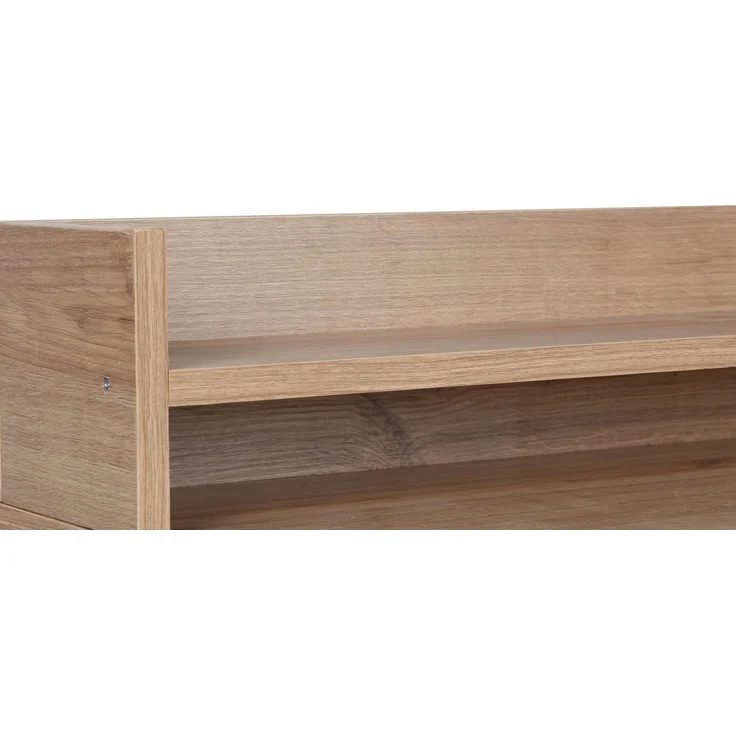 Skye Decor 'Lozan' Schreibtisch, Eiche / Schwarz, 100 x 50 x 89 cm – Bild 4