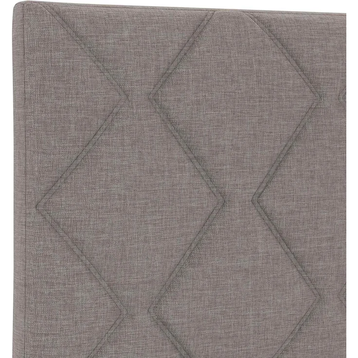 vidaXL Boxspringbett mit Matratze Taupe 100 x 200 cm Stoff 3450422 – Bild 9