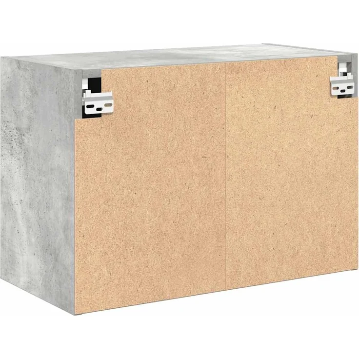 vidaXL Garagen-Wandschränke 2 Stk. Betongrau Holzwerkstoff 860650 – Bild 8