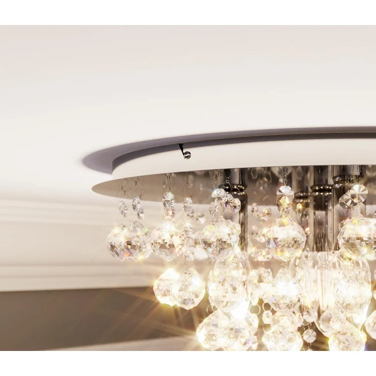 Lindby Deckenleuchten Annica, Metall, Transparent IP20, 5 x 40 W – Bild 5