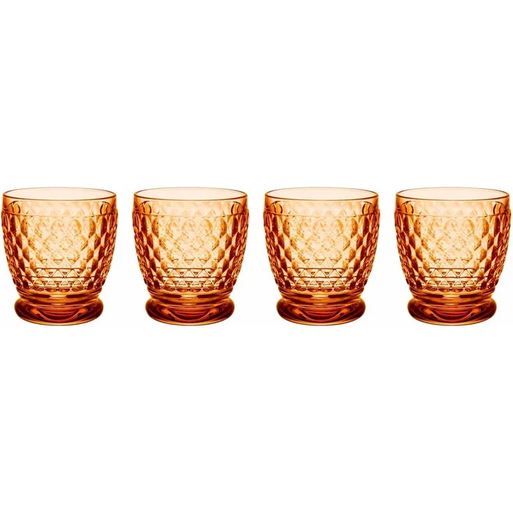 Villeroy & Boch Boston Coloured Becher 330 ml Apricot 4er Set