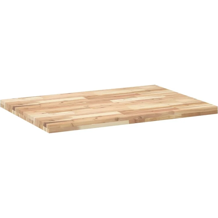 vidaXL Tischplatte Rechteckig 100x70x4 cm Massivholz Akazie 4008795 – Bild 6