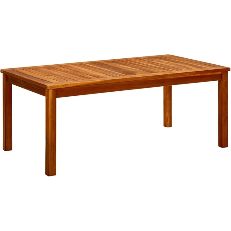 Garten-Couchtisch Terrassentisch, 110 x 60 x 45 cm Massivholz Akazie d5167e – Bild 2