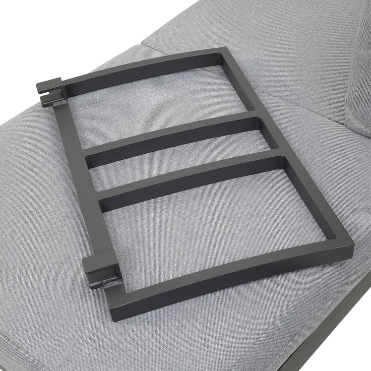 Greemotion 'San Jose' Loungegruppe, Aluminium/Teakholz/Polyester, grau – Bild 4