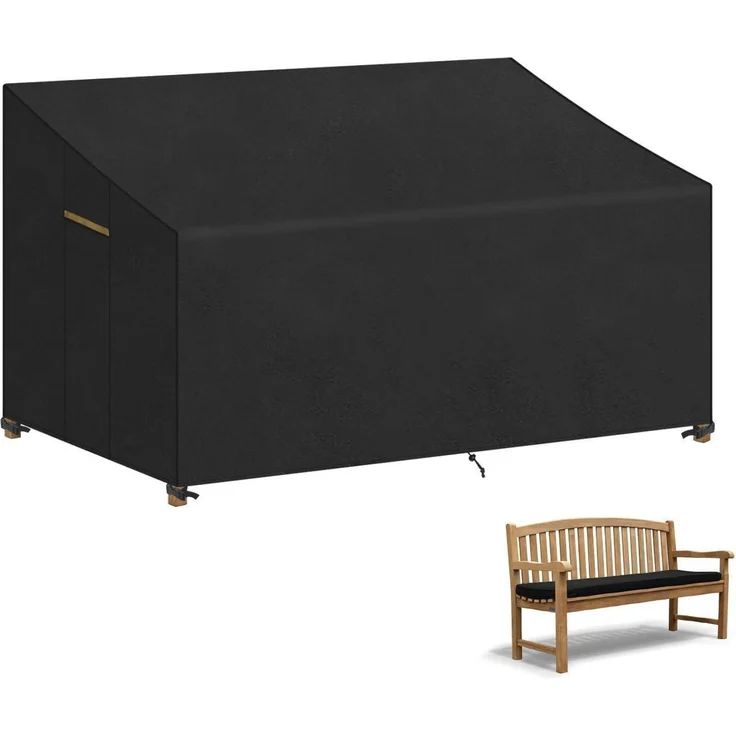Gartenbank Abdeckung wasserdicht Polyrattan – Bild 1