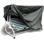 TPFGarden Hollywoodschaukelersatzdach LITTLEHAMPTON, (Schutzhülle für große 4-sitzer Hollywoodschaukel, 1-tlg, XXL-Abdeckhülle aus PE in grauer Farbe), Abdeckhaube - Maße (BxTxH): 250x150x160 cm
