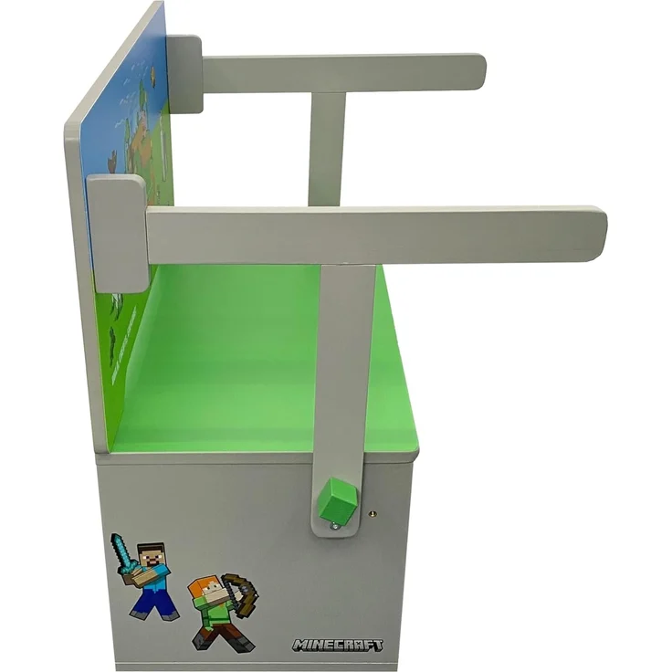 MINECRAFT - Sitzbank umklappbar zu Spielbank mit Tisch, Kindermöbel mit buntem Design – Bild 5