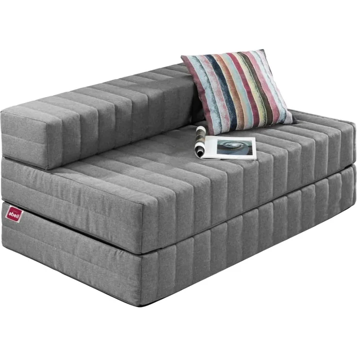 Abeil - Schlafsofa – große Luxus-Zusatzmatratze – Abnehmbarer und waschbarer Bezug bei 30 °C – Öko-Tex Zertifiziert – 2 Personen