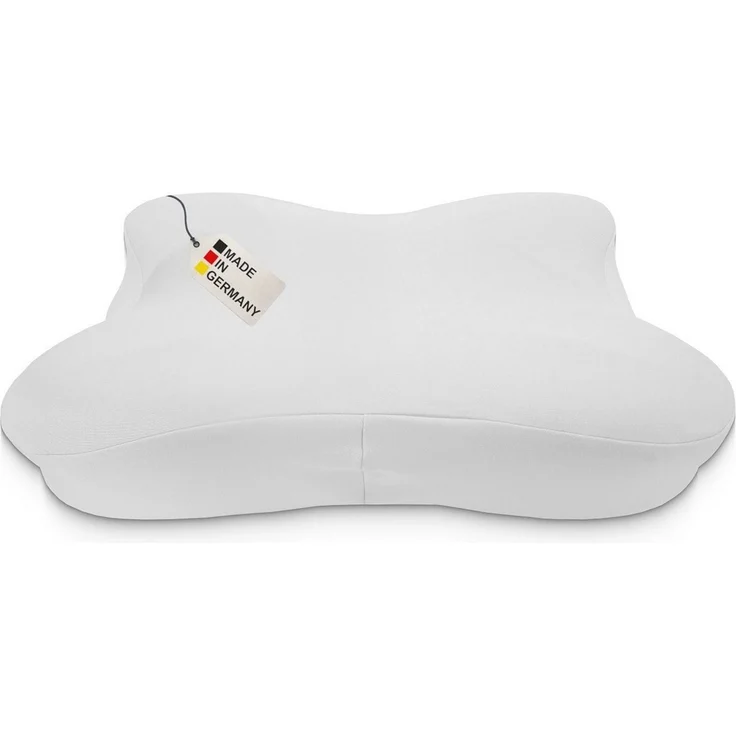 DUKAL Kissenbezug Derila (Ergo) Memory Foam Kissen, 100% Baumwolle, (1 Stück), aus hochwertigem Doppel-Jersey, mit Spannumrandung, Made in Germany – Bild 2