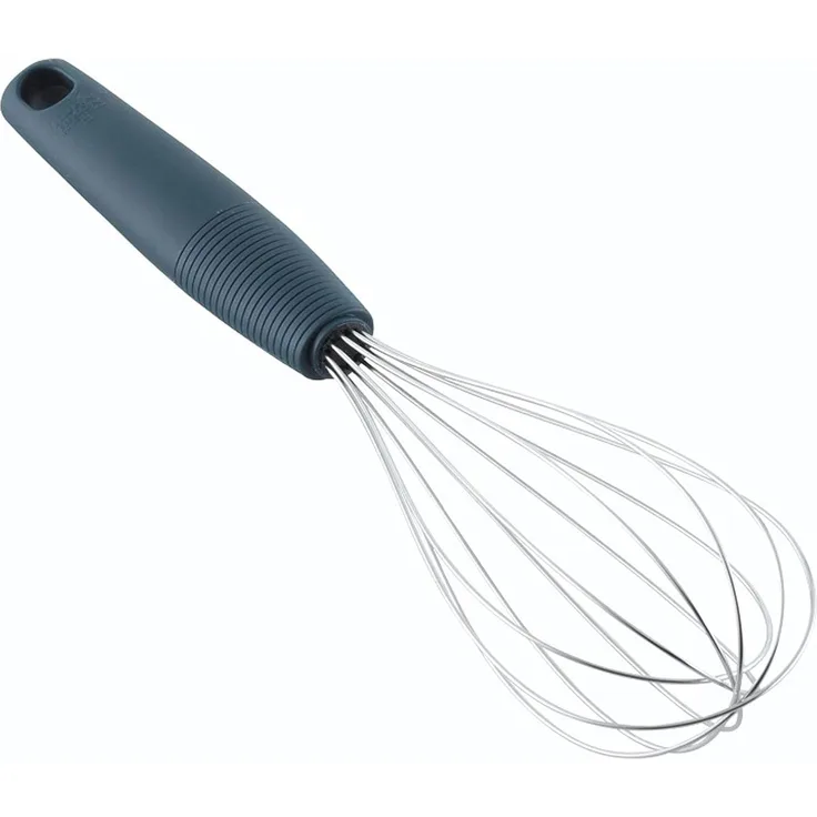 Kuhn Rikon Cook's Tools Schwingbesen, Schneebesen, Rührbesen, Edelstahl, Nylon, Schwarz, L 30 cm, 22667