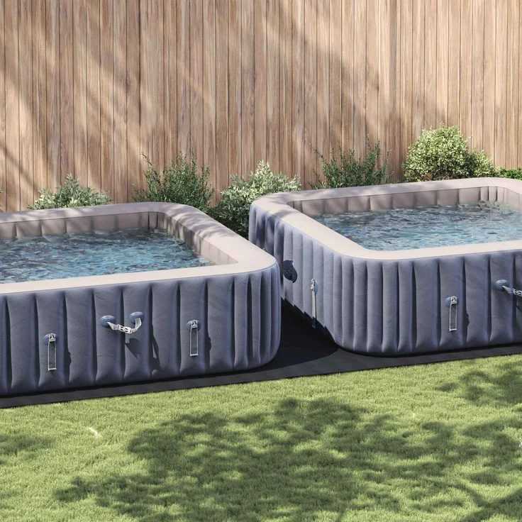 vidaXL Bodenfolie für Pools 820 x 420 x 0,1 cm Rechteckig Vliesstoff 42009127 – Bild 1
