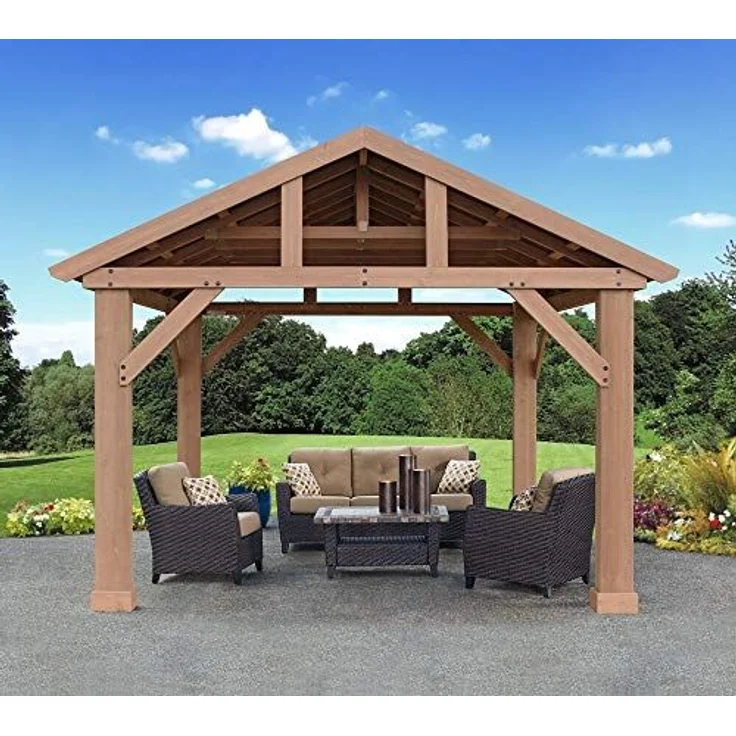 Westmann Holz Pavillon Yukon 1412 | Natur | – Bild 3