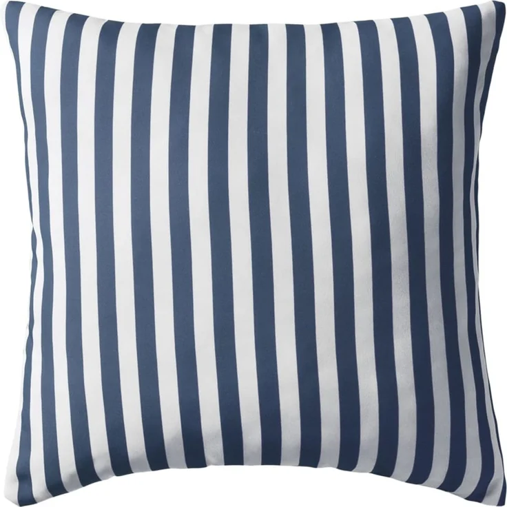 vidaXL Gartenkissen 2 Stk. Streifenmuster 45 x 45 cm Marineblau 132306 – Bild 2