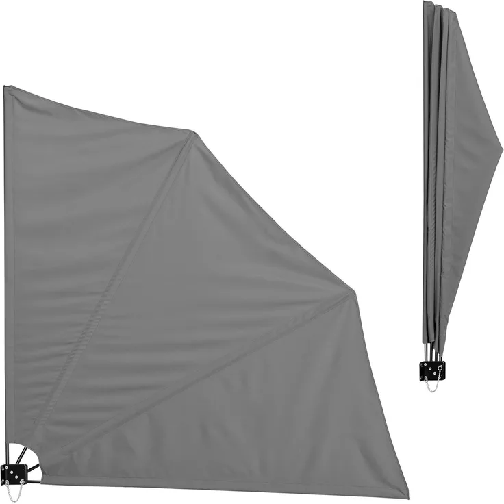 Wandklappschirm Ragusa 160x160 cm Grau casa. pro