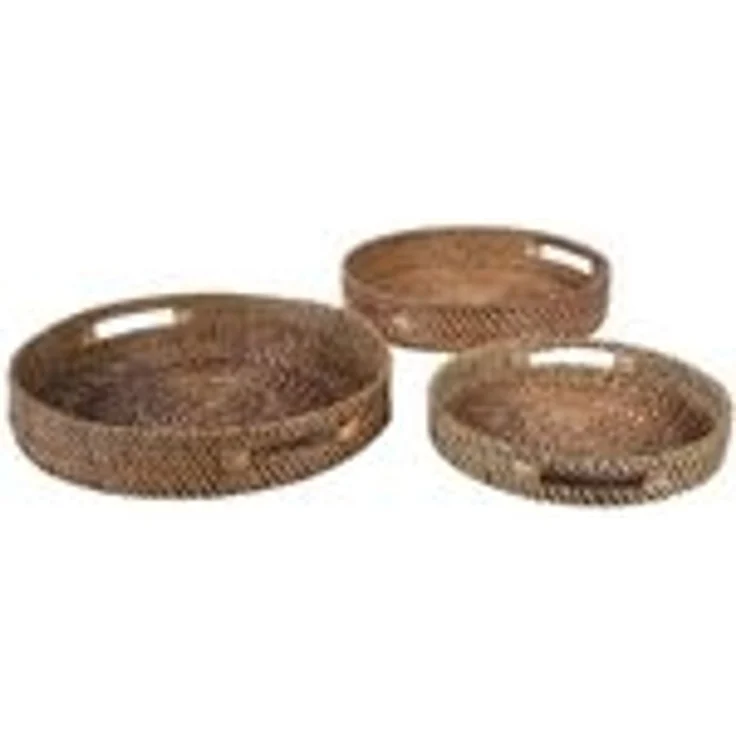 Rattan Tablett Bea rund M – Bild 9