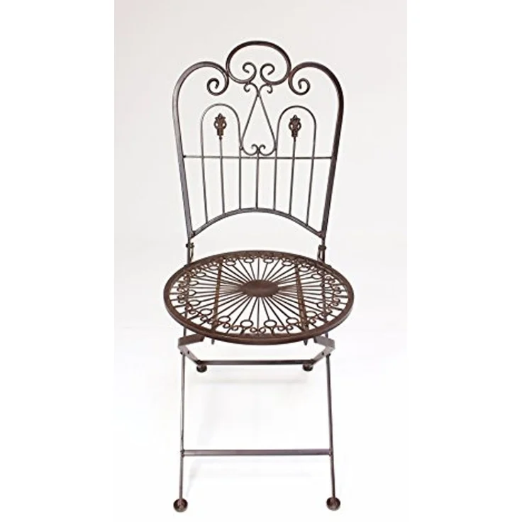 Klappstuhl "Provence" Metallstuhl Stuhl Klappstuhl Klappsessel Relaxsessel – Bild 5