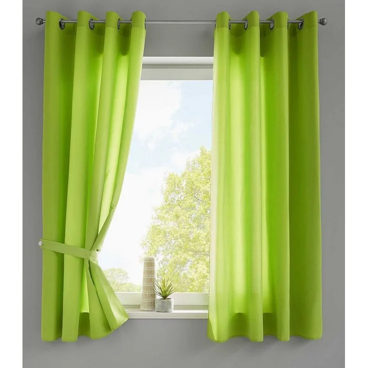 Gardinenbox Vorhang, Ösen (2 St), blickdicht, Vorhänge »Berlin« Blickdicht Microsatin Lichtdurchlässig 20405N2 – Bild 5