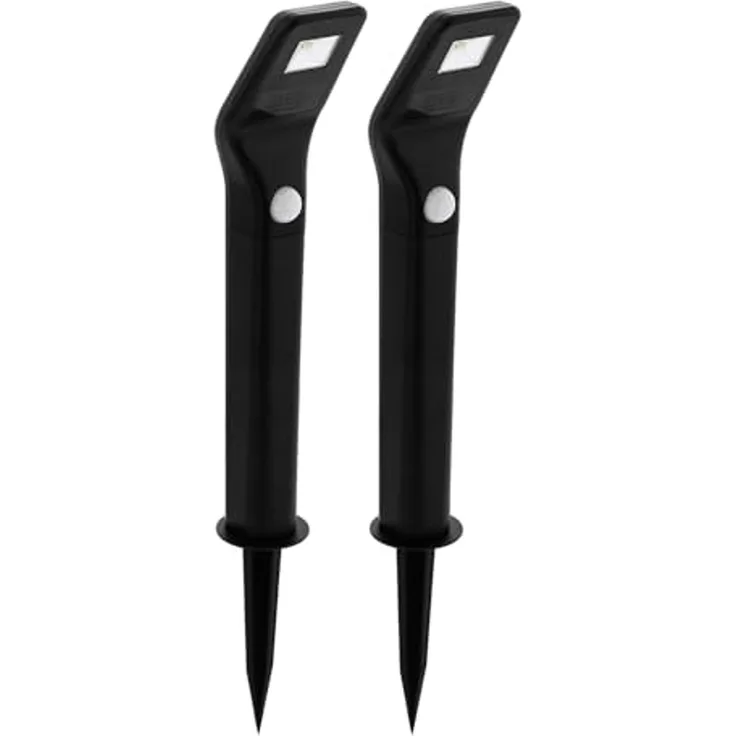 Eglo 48688 2er Set LED Z_SOLAR schwarz L:7cm B:8cm H:36cm Sensor