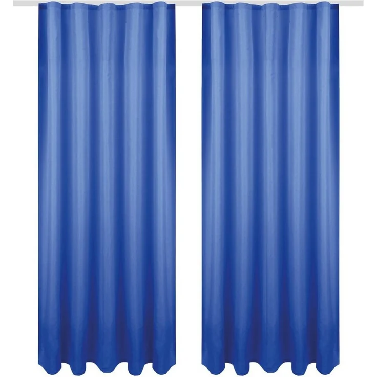 Bestlivings Gardine "Ellen" mit Universalband (2 St), Kräuselband, blickdicht, in moderner Satin-Optik, einfarbig, modern, waschbar bei 30°C
