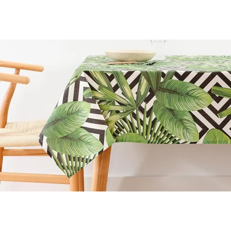 Belum Tischdecke mit Fleckenabweisend, Größe 200 x 155 cm, extraweich, Mehrfarbig, 100, Stoff 100% Bio-Baumwolle, Modell 0318-81 – Bild 1