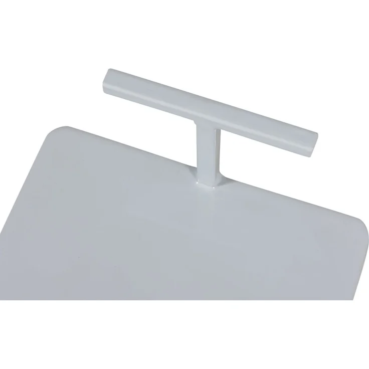 Beistelltisch Toste Metall, modern und quadratisch, hellblau lackiert, 64 x 22 x 22 cm – Bild 5
